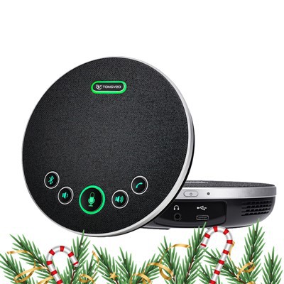 Cruinniú Comhdhála Bluetooth Gan Sreang USB Inaistrithe Micreafón agus Cainteoir BT